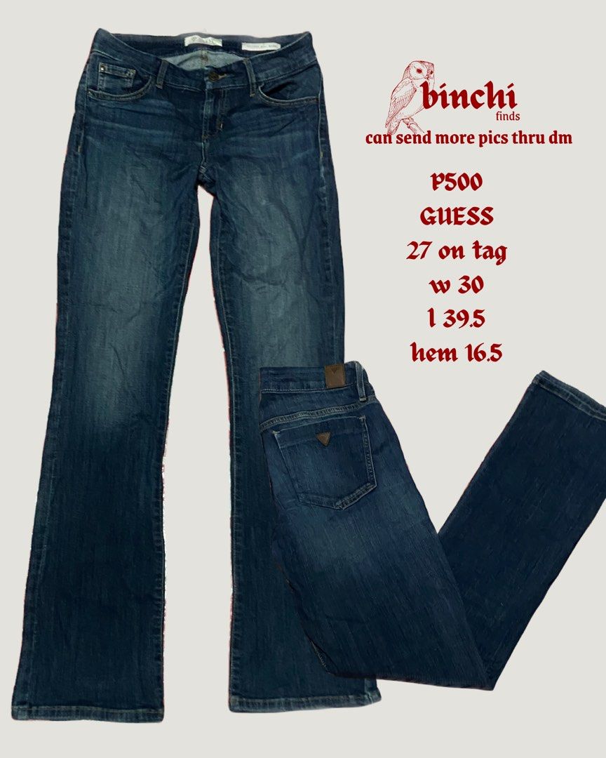 GUESS Y2K BOOTCUT JEANS (Category: Jeans) located in Abulug. Submitted by binchifinds (Listing ID 1463338843, Image 1). Description: .