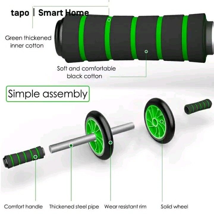 Gym Double Exercise Abdominal Muscle Wheel AB Rollers (Category: Toning & Stretching Accessories) located in Manila. Submitted by wisecat_f7c143 (Listing ID 1463335661, Image 3). Description: BRAND NEW!!! Gym Double Exercise Abdominal Muscle Wheel AB Rollers PM ME💖 COD tru lalamove.