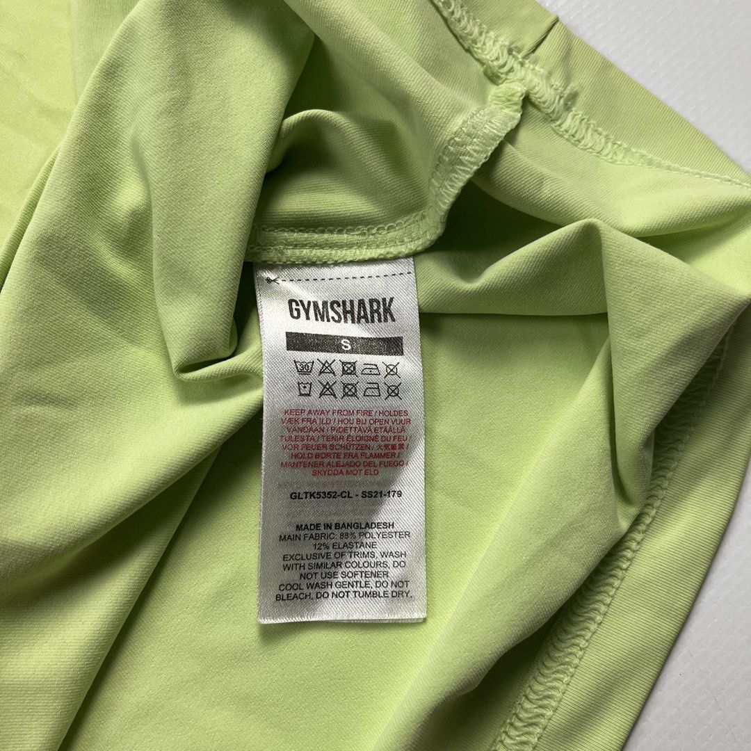 Gymshark (Category: Activewear) located in Lucena. Submitted by RAGGGGSSSS (Listing ID 1463442787, Image 3). Description: Gymshark Atlethic Tanktop (Lime Green) Small on Tag 24.5x15 Verygood Condition No major issue 600 .