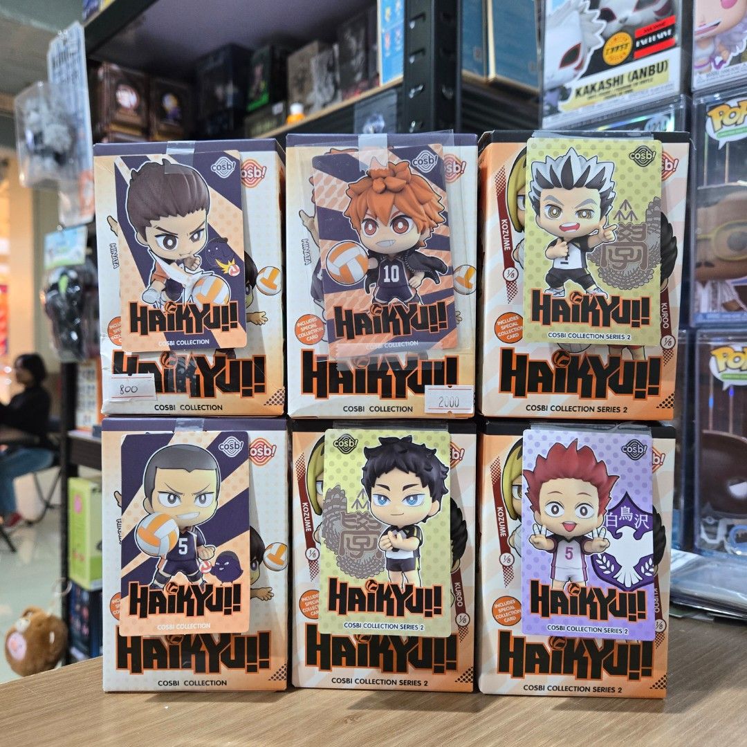 Haikyu!! Cosbi Figures 800 EACH (Category: Figurines & Statues) located in Quezon City. Submitted by rcollectiblestoyshop (Listing ID 1463472213, Image 1). Description: .