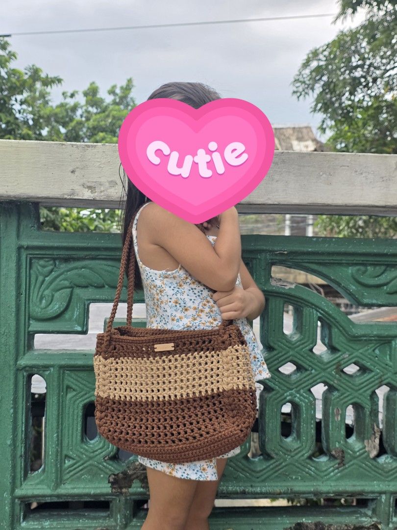 HANDMADE CROCHET BAG (Category: Tote Bags) located in Manila. Submitted by coollion-4139 (Listing ID 1463339068, Image 1). Description: ✨ Handmade Crochet Shoulder Bag ✨ Looking for a simple yet stylish everyday bag? 🤎 ✔ Handmade with love ✔ Lightweight and comfortable to carry ✔ Trendy brown and beige color combination ✔ Perfect for casual outings, errands, and daily use ✔ Open-style design (no magnetic lock or zipper) 👜 Carry your essentials 