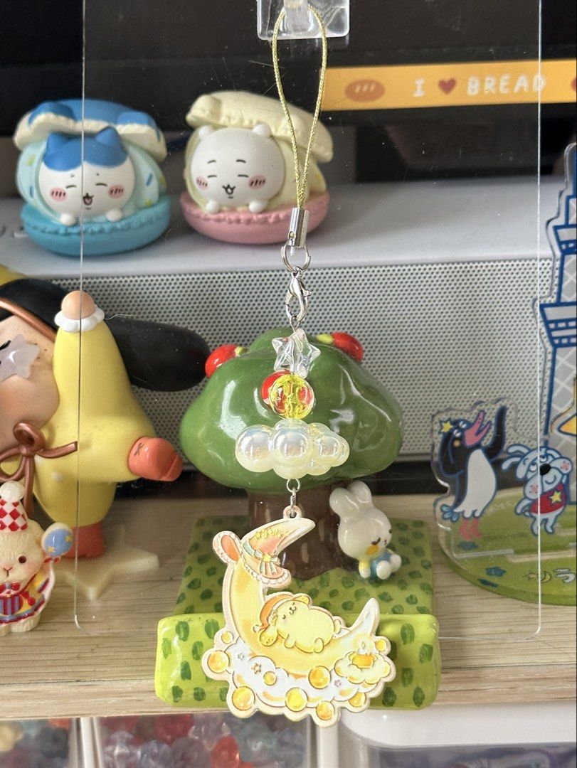 Handmade Pompompurin Sleeping Phone Charm (Category: Handmade Craft) located in Cainta. Submitted by pomocha (Listing ID 1460435895, Image 1). Description: 🍀Please read before ordering🍀 🍎These charms are handmade by me 🍎When being delivered to you they will be packed with care with proper packaging (plastic and paper backing) for your charm 🫶 🍎There is usually no duplicates of each charm, so don't hesitate because i will most likely never s