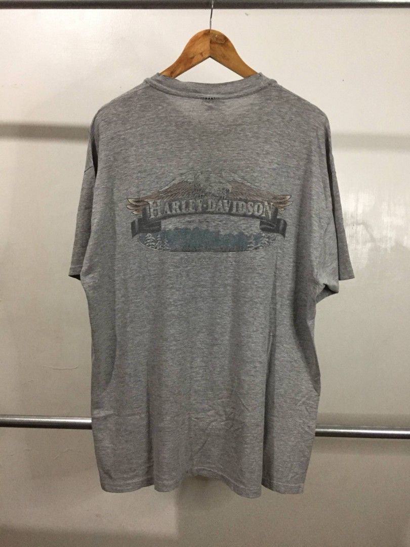 Harley Davidson Wendover (Category: Tshirts & Polo Shirts ) located in Balayan. Submitted by _wethrift (Listing ID 1463484593, Image 2). Description: Harley Davidson Wendover - 1-2-2 🪡 - size XL - dimension 23.5 x 29 - good condition - color rate 9/10 - graphic fade / neck tattering MINE - 📩 +shipping fee 📍 BALAYAN, BATANGAS.