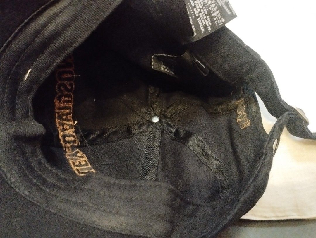 Harley-Davidson 110th Anniversary Motorcycles Baseball Cap (Category: Caps & Hats) located in Baguio. Submitted by katgon2016 (Listing ID 1463419262, Image 3). Description: - Authentic Harley-Davidson Cap - Commemorates 110th Anniversary - Features iconic wing logo and "Motorcycles" text - "Est. 1903" embroidered on the back - Adjustable strap with metal buckle for a custom fit - Ideal for any Harley-Davidson enthusiast.