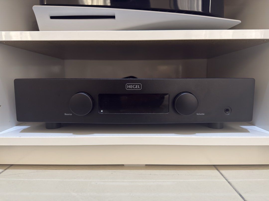 Hegel H120 Integrated Amplifier (Category: Soundbars, Speakers & Amplifiers) located in Paranaque City. Submitted by tenkertangke (Listing ID 1463388467, Image 1). Description: For Sale: Hegel H120 Integrated Amplifier (SRP is 3,000$) Locally bought, with complete accessories (RC8 Remote, User Manual and power cable) and box Condition: Pristine with no issues Currently paired with Kef Ls50 meta with S2 Stand and using Transparent cable’s Wave spe