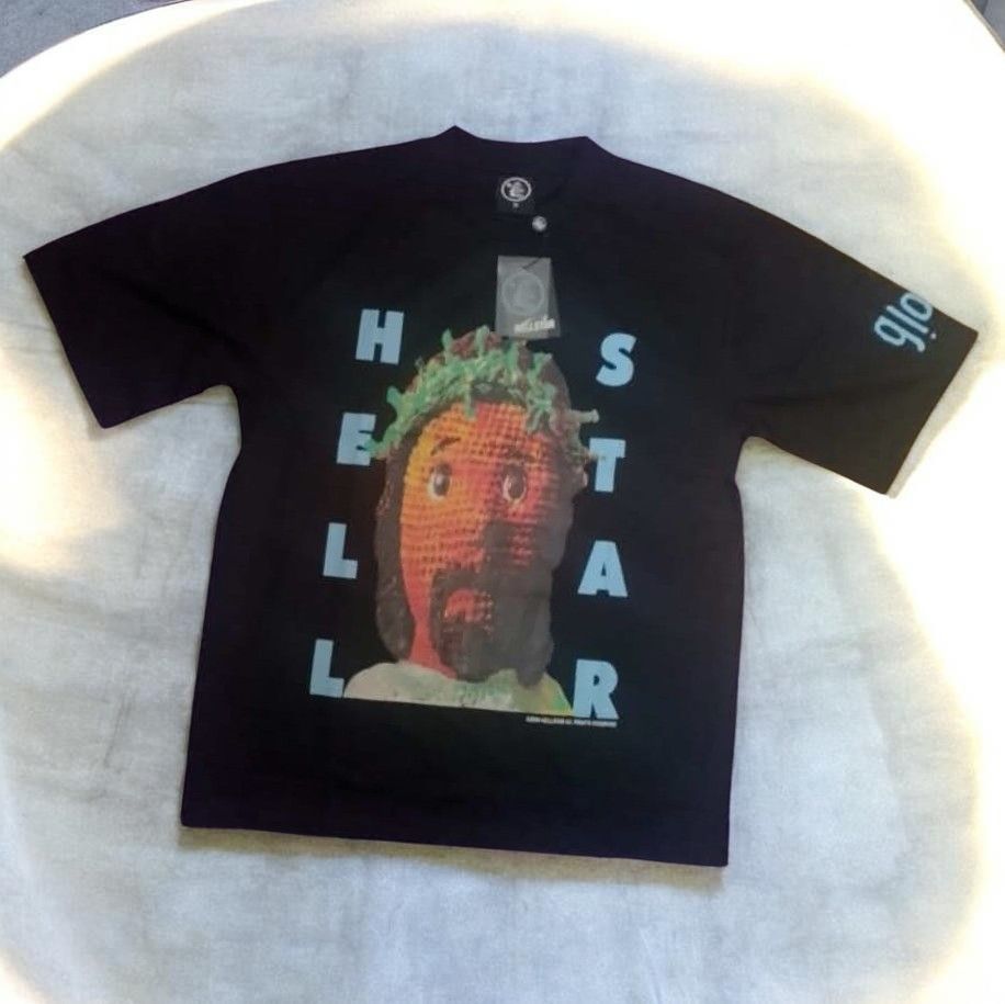 HELLSTAR crochet jesus tee (Category: Tshirts & Polo Shirts ) located in Rodriguez. Submitted by kyer_trends0 (Listing ID 1463433505, Image 1). Description: feel free to message us for order and inquiry (all items are brandnew).