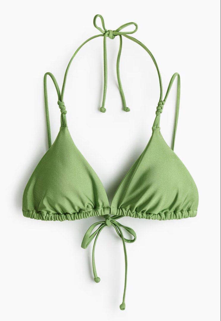 H&M Green Knot Bikini Set (Category: Bikinis & Swimsuits) located in Mandaluyong City. Submitted by keep.it (Listing ID 1463386773, Image 3). Description: .