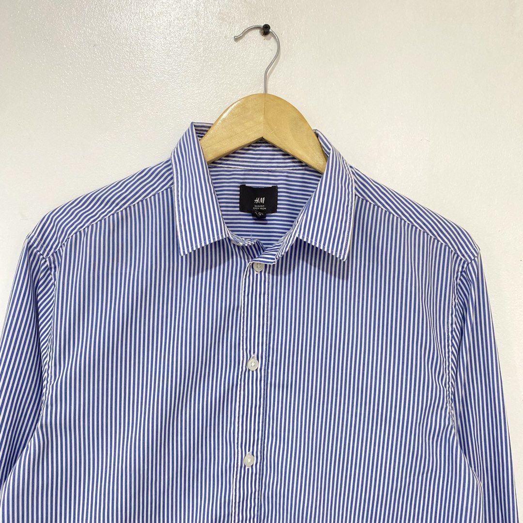 H&M Polo Longsleeve size Small (Category: Formal Shirts) located in Taguig. Submitted by orblop.finds (Listing ID 1463513995, Image 2). Description: ⚫️H&M Longsleeve -Size Small -width:29 -Length:27 -Excellent Condition.