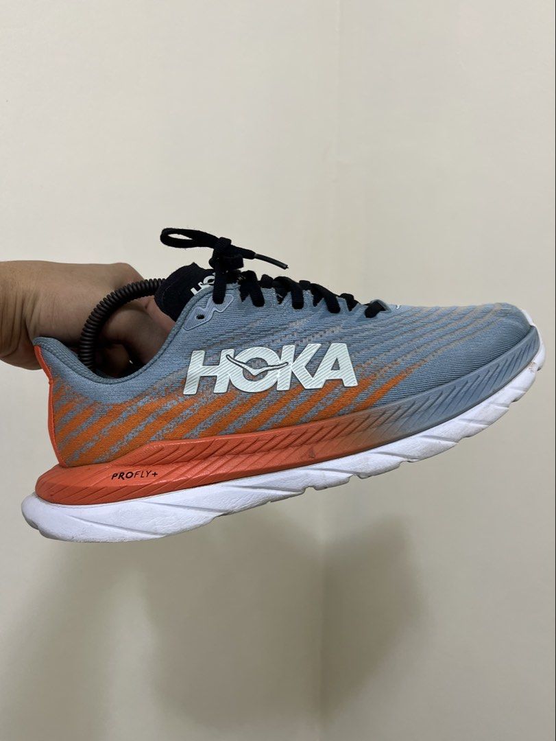 Hoka mach 5 (Category: Sneakers) located in Pasig City. Submitted by store_4_all_season (Listing ID 1463531769, Image 2). Description: Size 7.5D fit upto 8us mens Used - very good condition Signs of usage 📩📩📩.