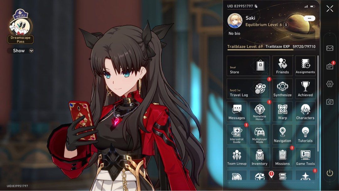 Honkai Star Rail Endgame Account (Category: Others) located in Batangas. Submitted by genshinsaki (Listing ID 1463473800, Image 1). Description: Ar69 Decent builds (can clear endgame content with ease) Complete Fate Character Banner Archer E6R2 Saber E0R1 Rin (50 pity on lightcone) Gilgamesh Huohuo E2 Chat for more details.