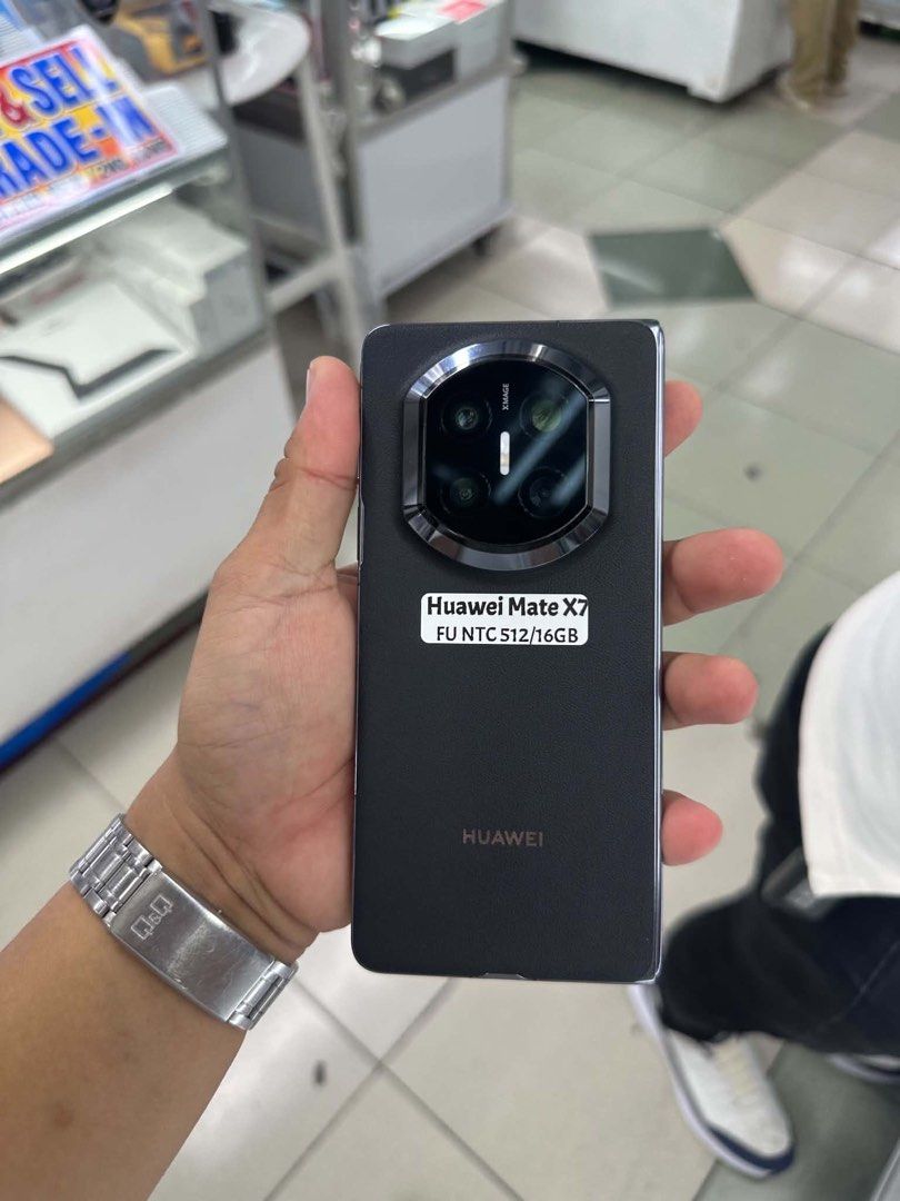 Huawei mate X7 12/512GB Openline no issues Global NTC (Category: Other Gadgets) located in San Juan City. Submitted by najihahtelecomshop2018 (Listing ID 1463479696, Image 1). Description: Legit Store | Original unit FOR SALE | TRADE / SWAP ▫️INSTALLMENT thru: 🔸Credit Card (straight / installment) 🔸Ggives / Gcredit + 6% interest 🔸Spay Later + 6% interest (RFS: Buy and Sell any kinds of Gadgets) Description: Huawei Mate X7 12/512GB NTC APPROVED