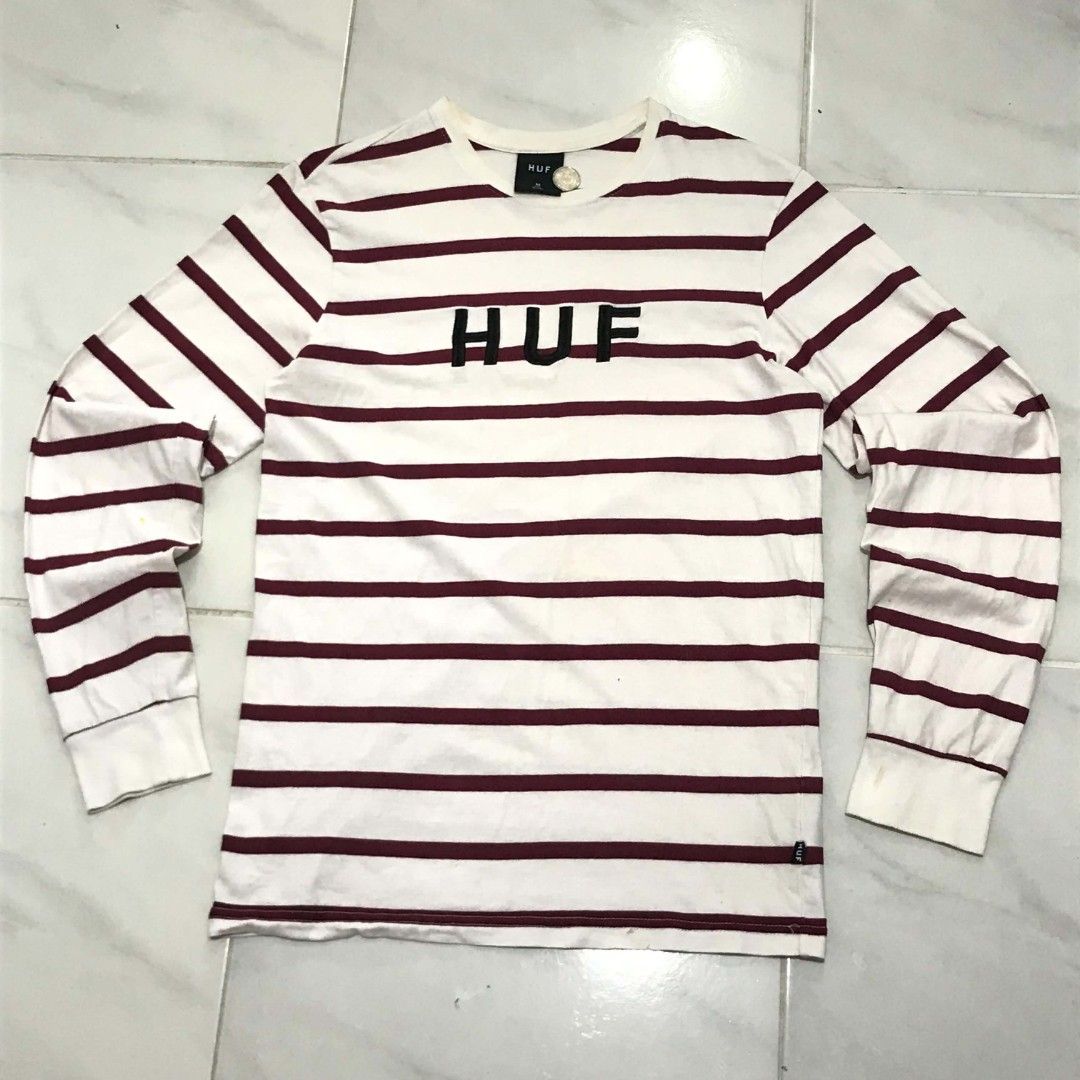 HUF EMBROIDERED STRIPES SWEATSHIRT JACKET MEDIUM (Category: Tshirts & Polo Shirts ) located in Cavite. Submitted by justthrift06 (Listing ID 1463413500, Image 2). Description: DIMENSION 20X29 GOOD CONDITION SHIPPING NATIONWIDE.
