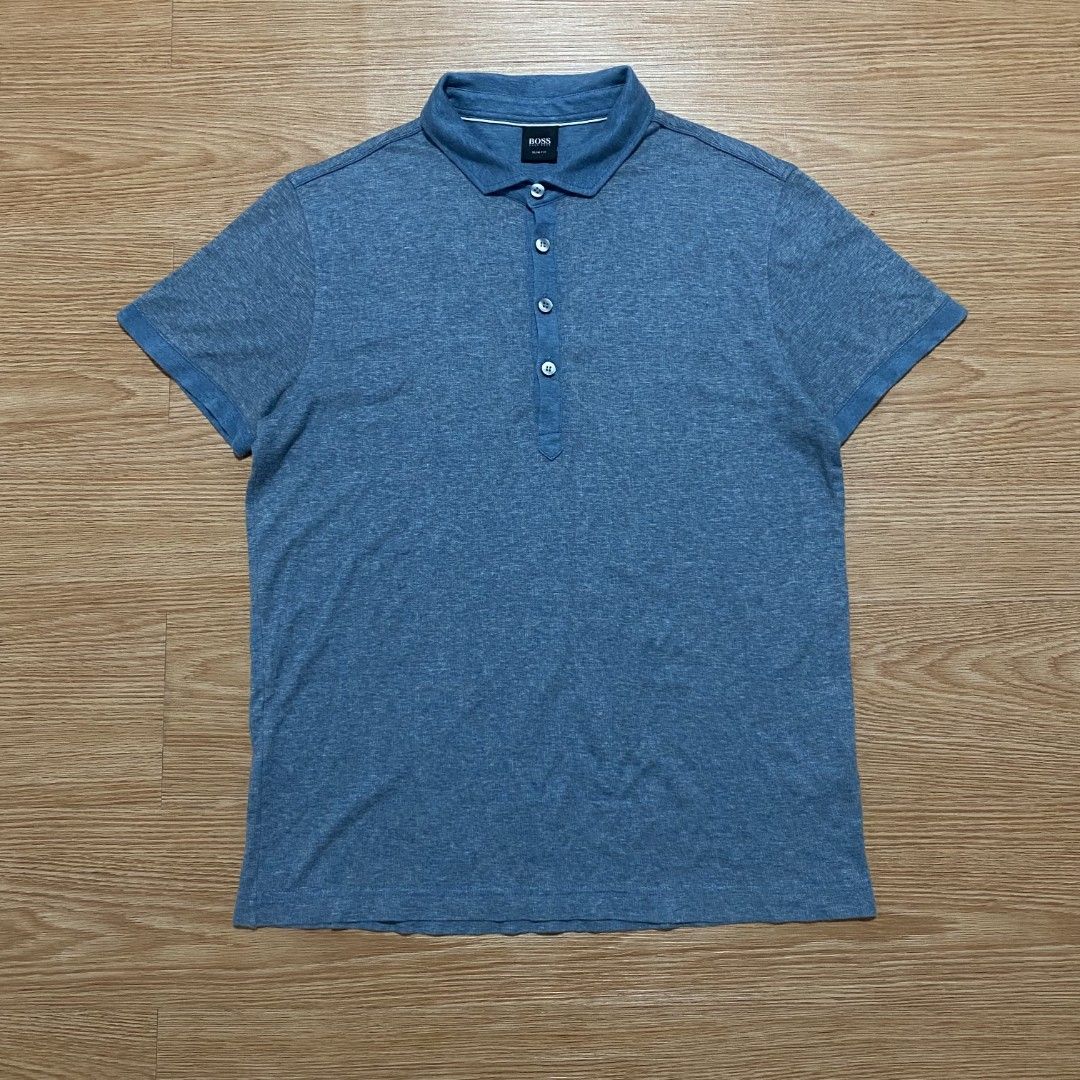 Hugo Boss Polo shirt (Category: Tshirts & Polo Shirts ) located in Bislig. Submitted by jeloy_13 (Listing ID 1463449432, Image 1). Description: Dimes 19x27 Fit medium Excellent condition No issue.