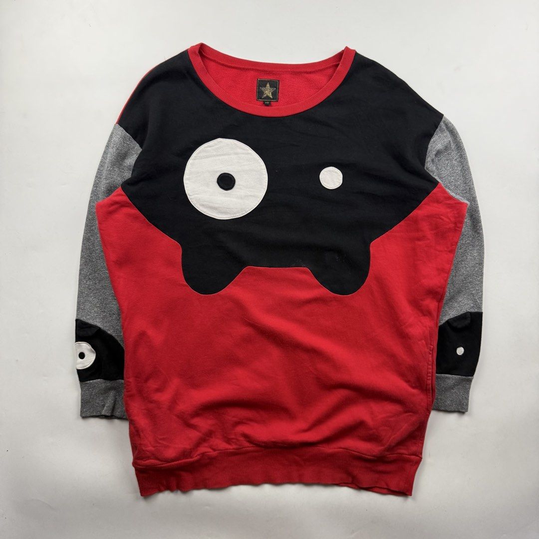 Hyoma Monster Sweater (Category: Hoodies) located in Manila. Submitted by jademax (Listing ID 1463387033, Image 1). Description: Size XS Oversized Length: 28” Pit: 25.5” Shoulder: 22.5” Sleeve: 19.5”.