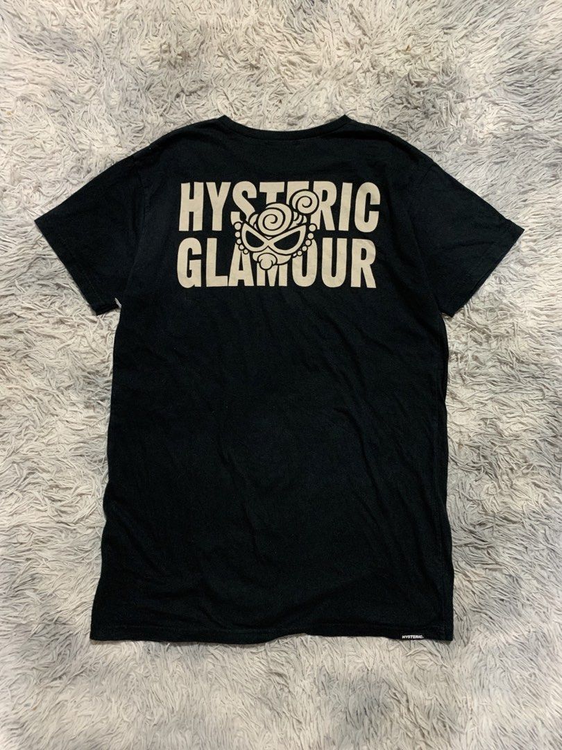 Hysteric Mini Black Graphic T-Shirt (Category: Shirts) located in Cebu City. Submitted by ninyothrift (Listing ID 1463499135, Image 3). Description: - Black Hysteric Mini t-shirt - Features iconic Hysteric graphic on the front - Hysteric Glamour logo on the back - Made from soft cotton material - Ideal for everyday casual wear - Excellent condition - No issue.