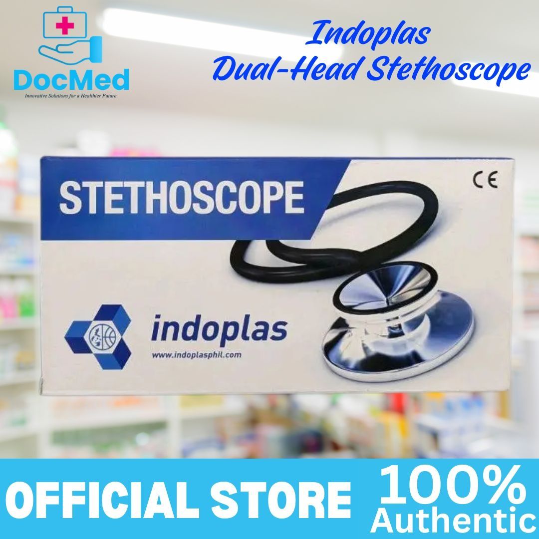 INDOPLAS DUAL-HEAD STETHOSCOPE (Category: Medical Supplies & Tools) located in Quezon City. Submitted by zee_010200 (Listing ID 1463424730, Image 3). Description: - Brand: Indoplas - Type: Dual-Head Stethoscope - Feature: Designed for clear auscultation (listening to body sounds) - Benefit: Lightweight and comfortable for extended use - Ideal for: Medical students, nurses, doctors, and healthcare professionals.