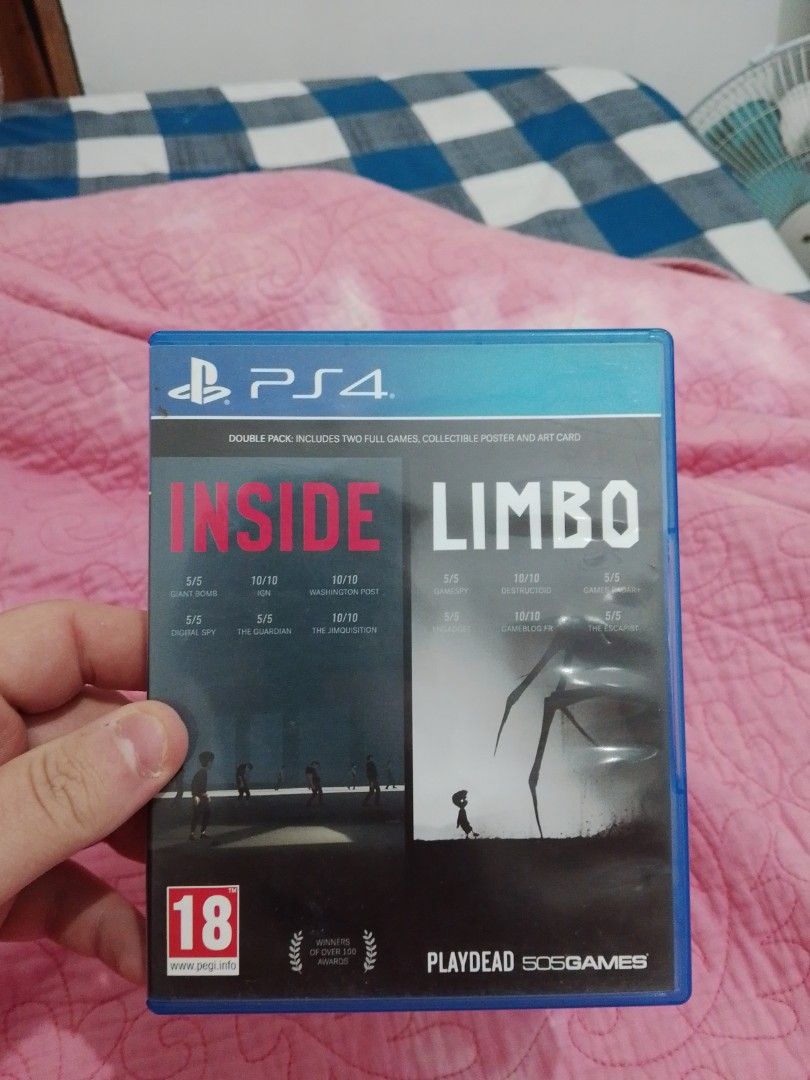 Inside limbo PS4 games (Category: PlayStation) located in Manila. Submitted by coolowl-156047 (Listing ID 1463459294, Image 1). Description: rare PS4 game.