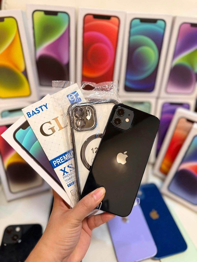 Iphone 12 128gb wifi use only complete packege (Category: iPhone 12 Series) located in Caloocan City. Submitted by JennMT (Listing ID 1463346684, Image 1). Description: ONHAND! iPhone 12 128gb wifi use- 8500 only Ios 26 already .05 camers No issue makinis 80% up battery Face id true tone ok All working bukod ss txt and calls.