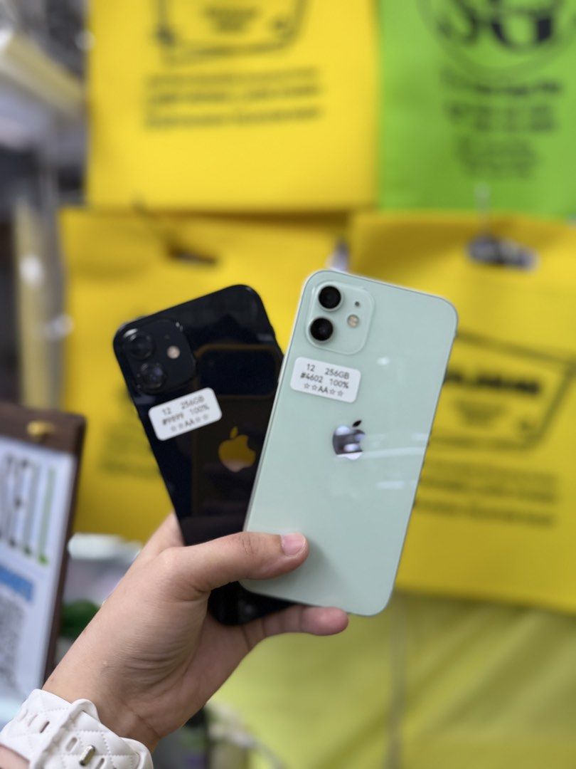 Iphone 12 256GB 100BH no issues Openline no repair (Category: iPhone 12 Series) located in San Juan City. Submitted by najihahtelecomshop2018 (Listing ID 1463481663, Image 1). Description: Legit Store | Original unit FOR SALE | TRADE / SWAP ▫️INSTALLMENT thru: 🔸Credit Card (straight / installment) 🔸Ggives / Gcredit + 6% interest 🔸Spay Later + 6% interest (RFS: Buy and Sell any kinds of Gadgets) Description: iPhone 12 256GB ( other GB are also 