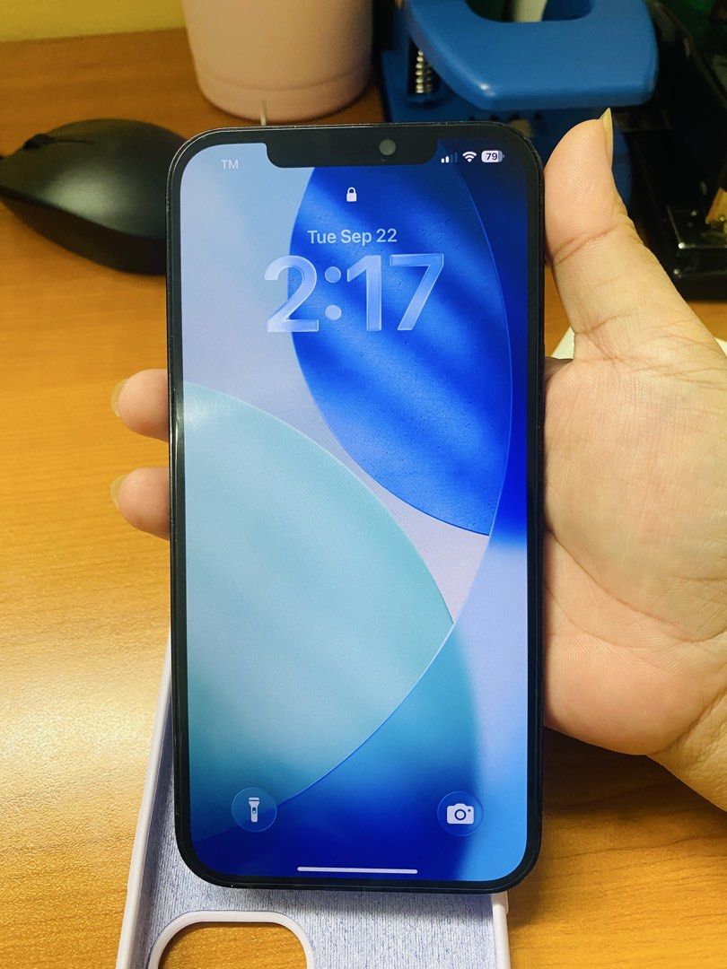 Iphone 12 Pro Max 256gb (Category: iPhone 12 Series) located in Manila. Submitted by trisha2621 (Listing ID 1463382229, Image 1). Description: Truetone ✅ Face id ✅ 72% Batt Health (makunat pa) ✅ Replaced Glass only (Front) ✅ No Issue ✅ Unli Reset/Check, All you want ✅ No sim restrictions ✅ Inclusions : Unit& Case Only .