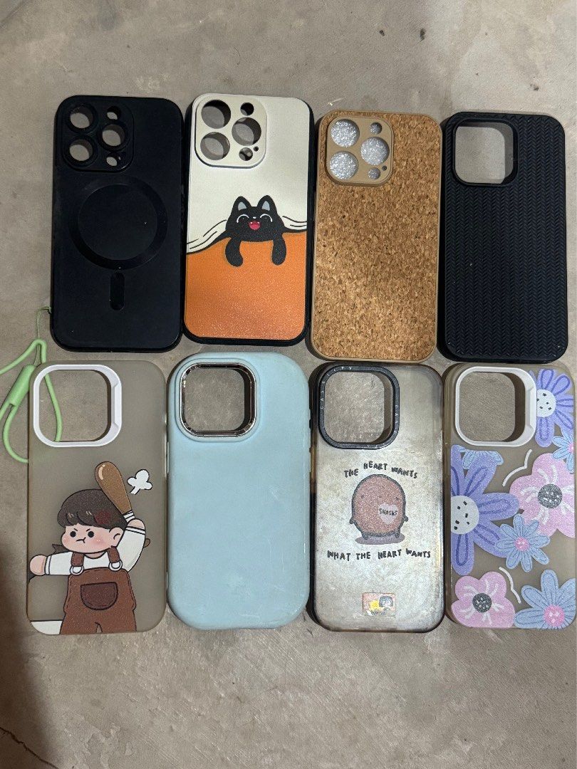 Iphone 15 Pro Phone Case (Category: Cases & Sleeves) located in Cebu City. Submitted by generous.penguin (Listing ID 1463353983, Image 1). Description: Take all. Tempered glass included. Shipping fee c/o buyer.