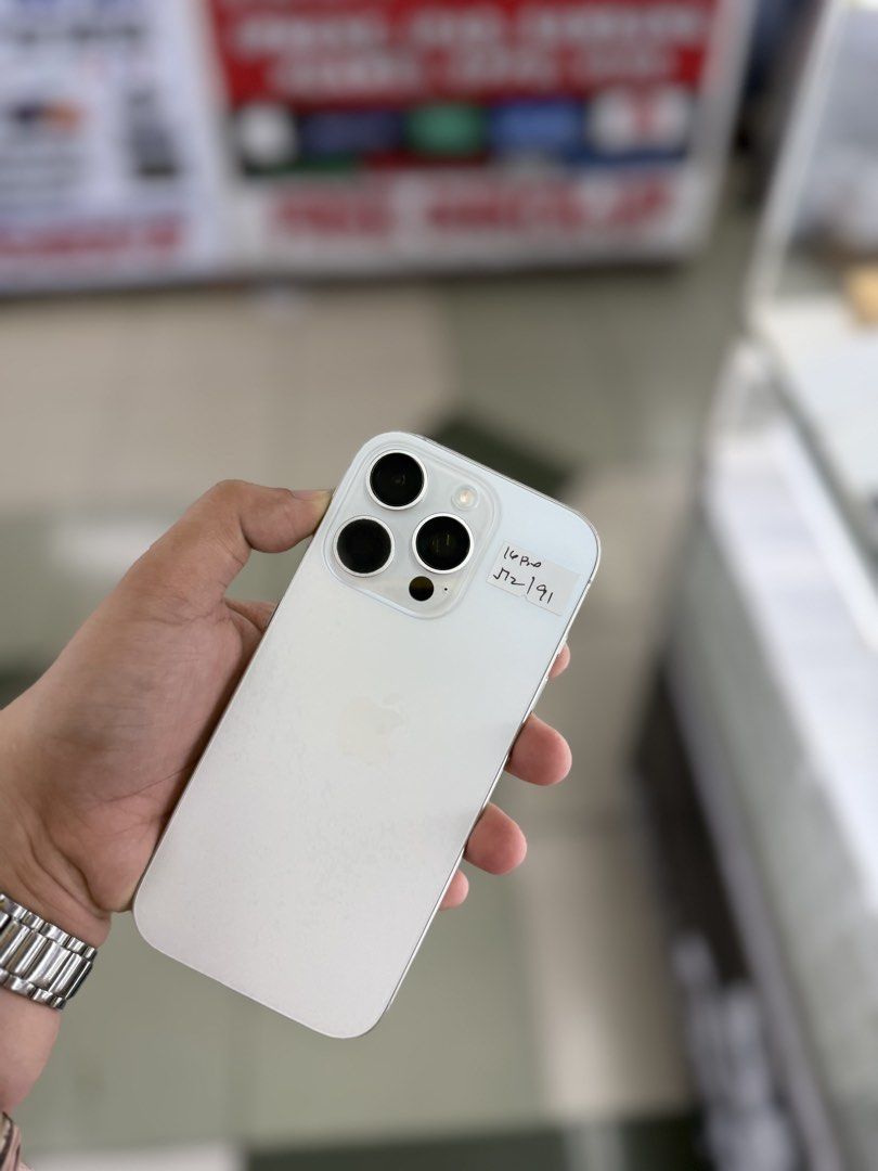 Iphone 16 Pro 512GB 91BH NTC approved no issues Openline (Category: iPhone 16 Series) located in San Juan City. Submitted by najihahtelecomshop2018 (Listing ID 1463487591, Image 2). Description: Legit Store | Original unit FOR SALE | TRADE / SWAP ▫️INSTALLMENT thru: 🔸Credit Card (straight / installment) 🔸Ggives / Gcredit + 6% interest 🔸Spay Later + 6% interest (RFS: Buy and Sell any kinds of Gadgets) Description: iPhone 16 Pro 512GB ( other GB