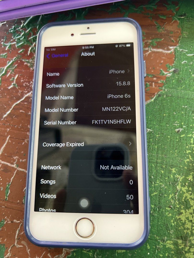 Iphone 6s (Category: iPhone 6 Series) located in Cavite. Submitted by yumyum18 (Listing ID 1463444452, Image 3). Description: Iphone 6s Slightly use but not abuse Orig battery 99% battery Padala lng galing canada hnd lng nagamit Open line Dm for info Bacoor cabite .