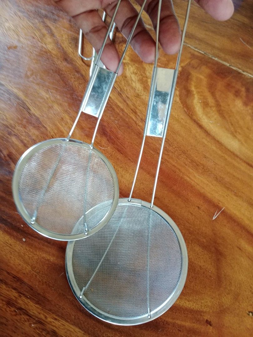 Japan Surplus Set of Mesh Strainer (Category: Cookware & Accessories) located in Polangui. Submitted by cornerbags_shoes (Listing ID 1463436549, Image 2). Description: take all 4pcs of mesh strainers.