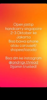 (Kategori: ) berada di . Dikirim oleh andrigx (ID iklan 1463346315, Gambar 1). Deskripsi: .