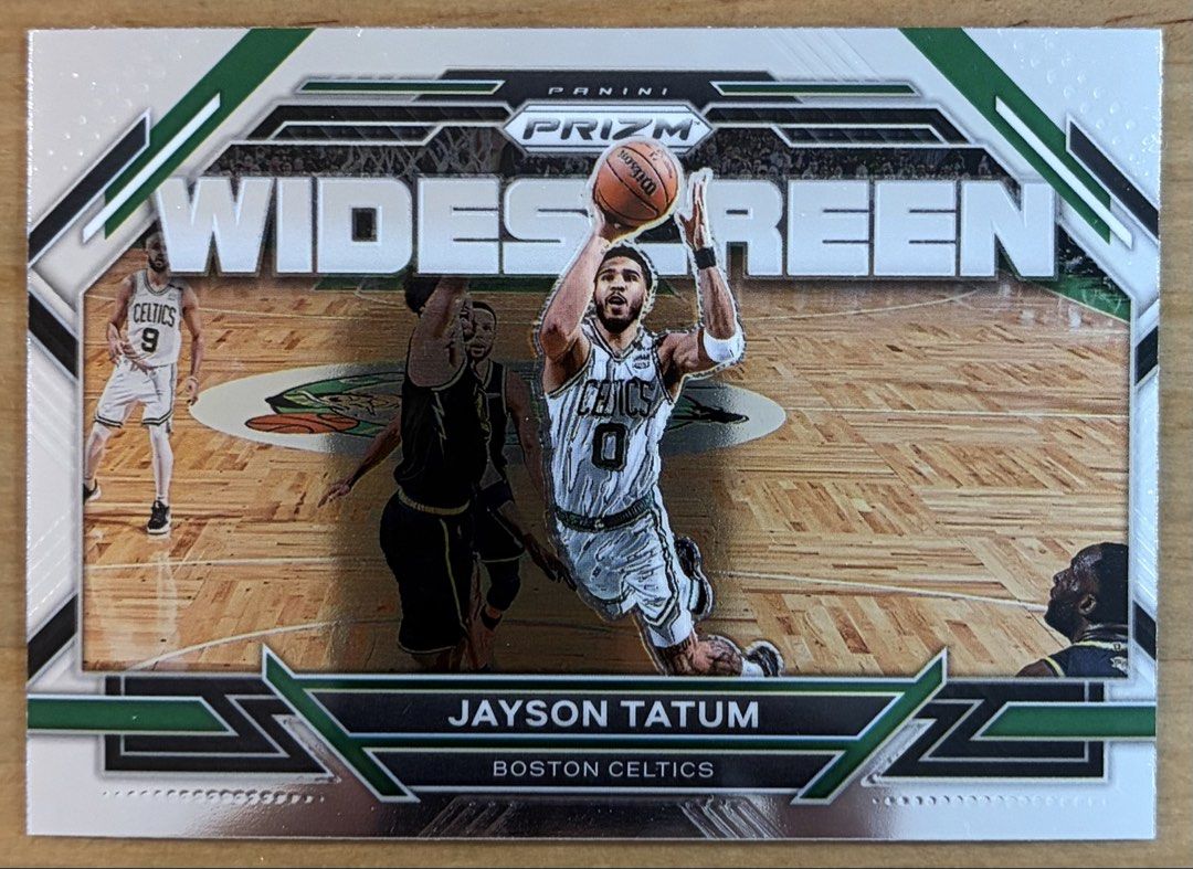 Jayson Tatum | NBA Cards ~ Widescreen '22 - '23 (Category: Raw Singles) located in Makati City. Submitted by cardlab (Listing ID 1463404985, Image 1). Description: Items are 💯 authentic/original/legit. About The Card: • '22 - '23 Prizm • Card No. 1 • Widescreen FOR: • Cards ₱99 and below with Card Sleeves • Cards ₱100 and up with Used Toploader • ₱10 for Bnew Tops Packaging (If Shipping): ✔️ Plastic cover ✔️ Cardboard ✔️ Bubble wrap NOTE: • Card