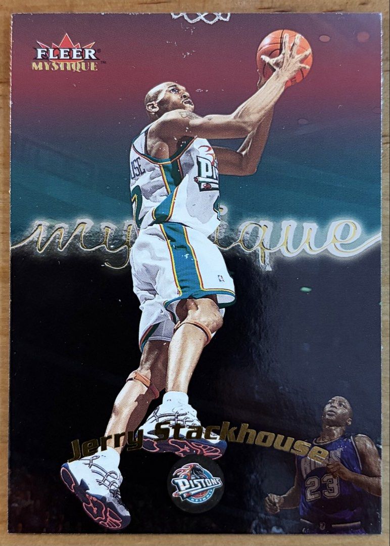 Jerry Stackhouse | NBA Cards ~ Mystique '00 - '01 (Category: Raw Singles) located in Makati City. Submitted by cardlab (Listing ID 1463505462, Image 1). Description: Items are 💯 authentic/original/legit. About The Card: • '00 - '01 Fleer • Card No. 10 • Mystique FOR: • Cards ₱99 and below with Card Sleeves • Cards ₱100 and up with Used Toploader • ₱10 for Bnew Tops Packaging (If Shipping): ✔️ Plastic cover ✔️ Cardboard ✔️ Bubble wrap NOTE: • Car