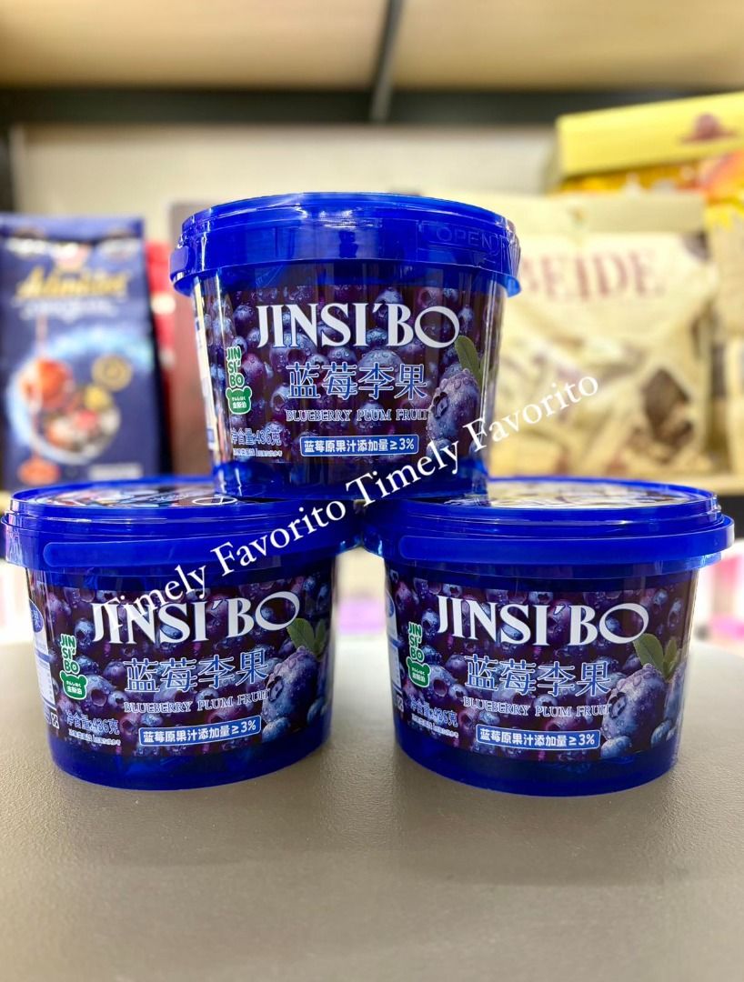 Jinsibo Blueberry Plum Fruit Snacks 436g (Category: Packaged & Instant Food) located in Pasay City. Submitted by timelyfavorito1 (Listing ID 1463391209, Image 2). Description: Imported! Disclaimer: Timely Favorito is not affiliated with any of the brands posted on this account. Copyright & Trademarks are sole property of the brand owners..