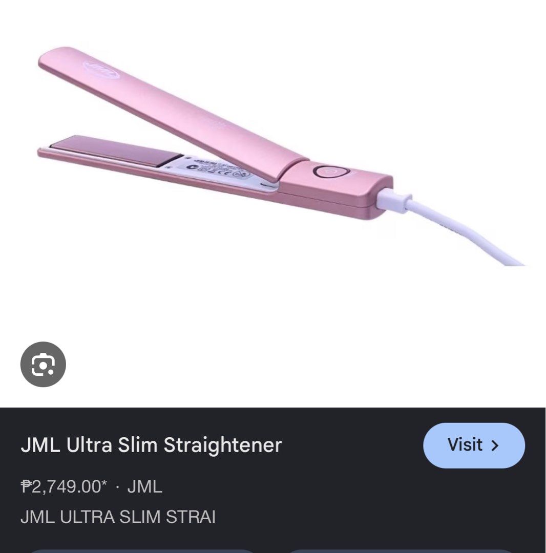 JML original Straighter (Category: Hair) located in Manila. Submitted by declutter.bbb (Listing ID 1463492312, Image 3). Description: Bought 2749 sa watsons. Rfs: Never nagamit may Dyson airwrap kasi.