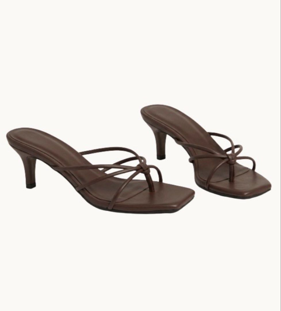 Joelia Stila Leather Kitten Heels (Category: Sandals) located in Marikina City. Submitted by goddeissa (Listing ID 1463346407, Image 1). Description: Worn only once on the way home! • Size: EUR 38 • Original Price: ₱1,100 - ₱1,300 (Bought from Official Store) • Selling Price ₱700.