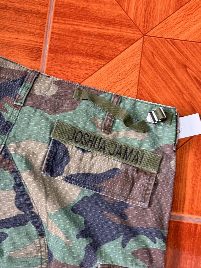 Joshua Jamal camo jorts (Category: Shorts) located in Manila. Submitted by ihatestars (Listing ID 1463522479, Image 3). Description: brand new. waist - 34 length - 31.