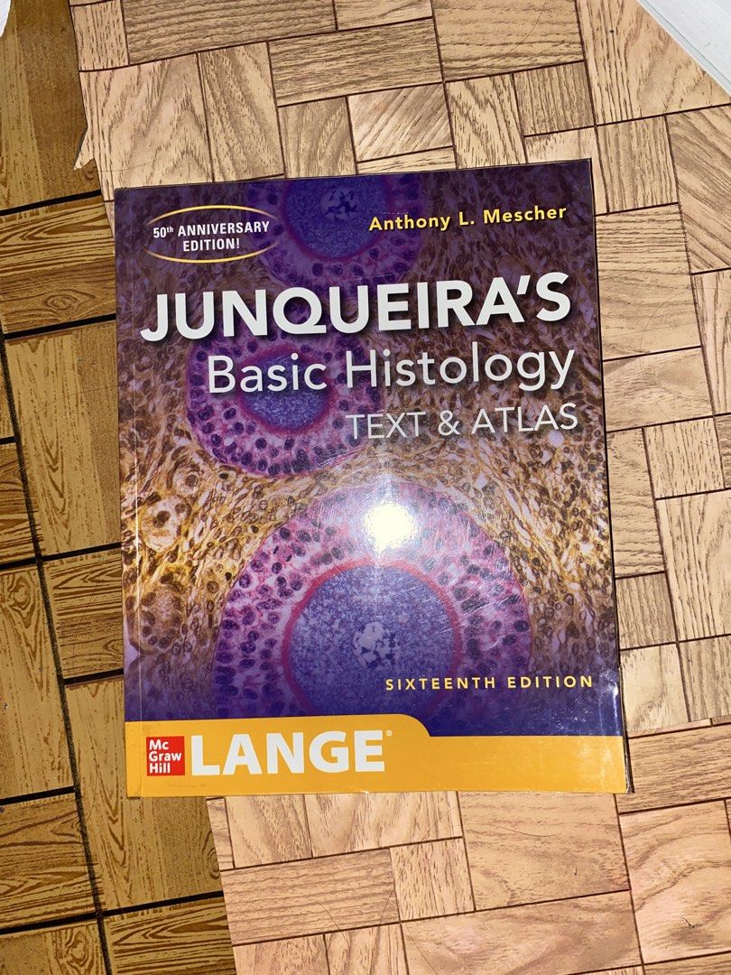 Junqueira’s Basic Histology 16th ed (Category: Textbooks) located in Quezon City. Submitted by lovedbytali (Listing ID 1463521395, Image 1). Description: - with plastic cover - barely used; only have few pages w highlights.