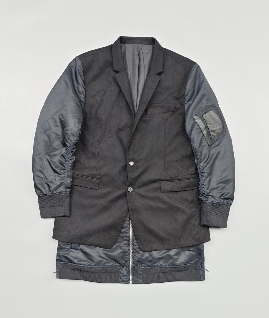 JUUN.J MA-1 docking wool (excellent to new) auth. (Category: Coats, Jackets and Outerwear) located in Baguio. Submitted by archival_thrifted.ph. (Listing ID 1463435545, Image 1). Description: FOR SALE ‼️ .JUUN.J MA-1 DOCKING WOOL BLAZER .💯 AUTHENTIC .EXCELLENT CONDITION .SIZE 52 ON .PHP 7500 PLUS SF .❌❌ COP/COD .MOP GCASH .COURIER J&T .BAGUIO AREA .DM FOR SURE BUYER TY.