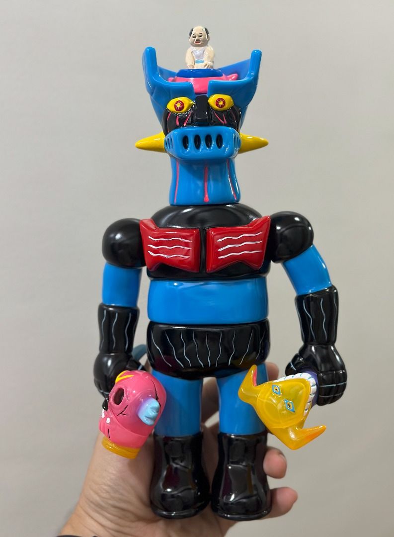 KAIJU ONE x DEHARA Mazinger Z (Blue Version) Sofubi (Category: Figurines & Statues) located in Bulacan. Submitted by sofubiman08 (Listing ID 1463360049, Image 1). Description: - KAIJU ONE x DEHARA Sofubi "Lottery" - Mazinger Z Dehara - complete with box packaging.