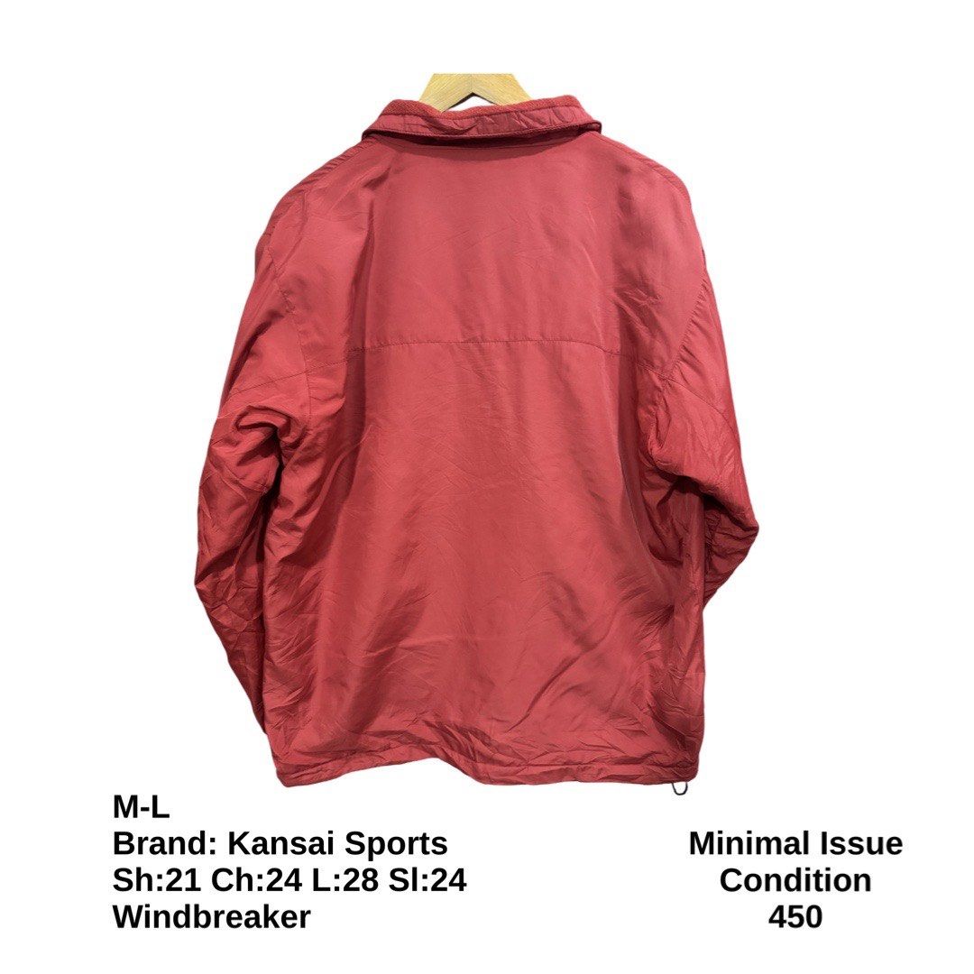 Kansai Sports Windbreaker Jacket (Category: Coats, Jackets and Outerwear) located in Bulacan. Submitted by rlemonfashionshop (Listing ID 1463366171, Image 3). Description: Premium Class Quality Items. Actual Item on Photo with Good/Mint Condition. Message us for inquiries, more information and confirmation. Wash before wearing. Thank you so much..