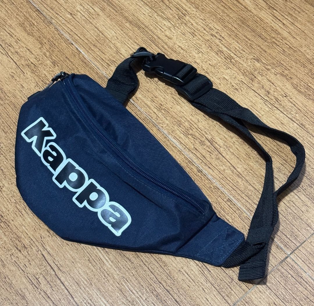 KAPPA CROSSBODY WAIST BAG (Category: Cross-body Bags) located in Quezon. Submitted by gottabye (Listing ID 1463338410, Image 1). Description: Navy Blue Kappa Waist Crossbody Bag padala Still in new condition qc .