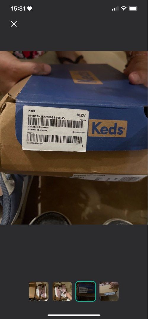 Keds Kickback Canvas Mauve Sneakers Size 8 (Category: Sneakers) located in Quezon City. Submitted by rish40 (Listing ID 1463395641, Image 3). Description: - Keds Kickback Sneakers - Color: Mauve - Material: Canvas - Sole: Platform - Size: 8 US Women's - Includes Original Box - Ideal for Casual Wear.