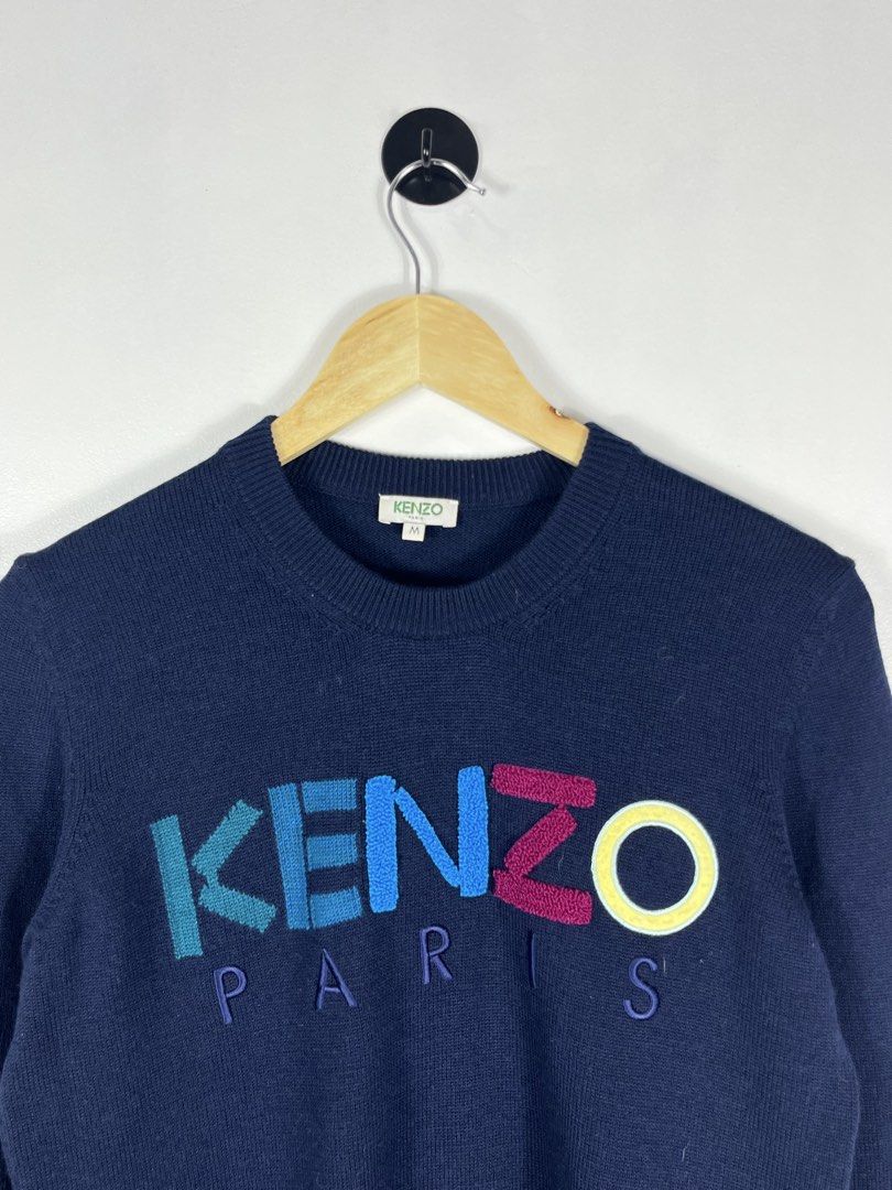 kenzo knitted crewneck (Category: Coats, Jackets and Outerwear) located in Bacolod City. Submitted by piquedup.ph_v2 (Listing ID 1463487435, Image 2). Description: Kenzo Knitted Crewneck -Authentic Size: | 21x26 Condition: Excellent Color rate: 9.5/10 (Color may vary to lighting) Flaws: None.