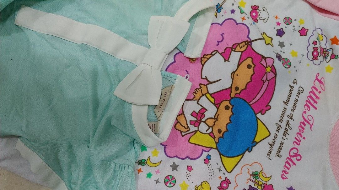 Kids Bundle Branded Clothes (Category: Babies & Kids Fashion) located in Quezon City. Submitted by chph2nd (Listing ID 1463355039, Image 3). Description: Kids Bundle includes -Little Twin Stars Pullover -GAP Sequined Dress -Juicy Couture Romper -Barbie Vest free Ted Baker blouse fits 7-9 y/o depending on kids body frame..