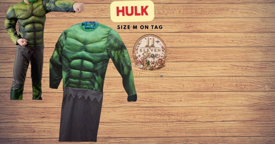 Kids Hulk for kids costume (Category: Babies & Kids Fashion) located in Caloocan City. Submitted by 11eleven.shop (Listing ID 1463439437, Image 2). Description: - Hulk costume for kids - Size M on tag - Includes top and pants #HalloweenCostume #CostumeForSale #KidsCostume #KidsCostume #DisneyPrincess #Princess #disneyprincesscostume #herocostume .