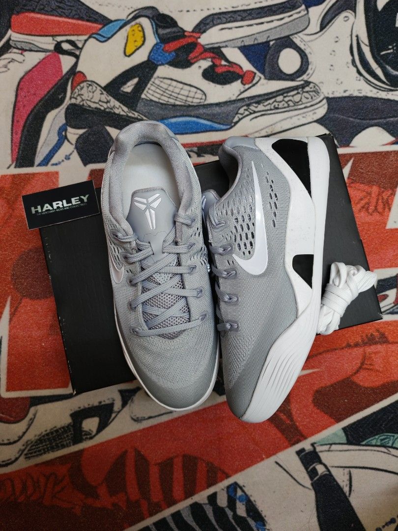 Kobe 9 Wolf Grey Size 6.5y (Category: Sneakers) located in Marikina City. Submitted by tm_harley (Listing ID 1463492249, Image 1). Description: 🚨Kobe 9 Wolf Grey Size 6.5y / 8w 💸4,995 pesos only!! Send a DM for inquiries 📩 FB: Harley Villa FB Page: The Merchant - Kicks and Collectibles 📌Marikina City Location.
