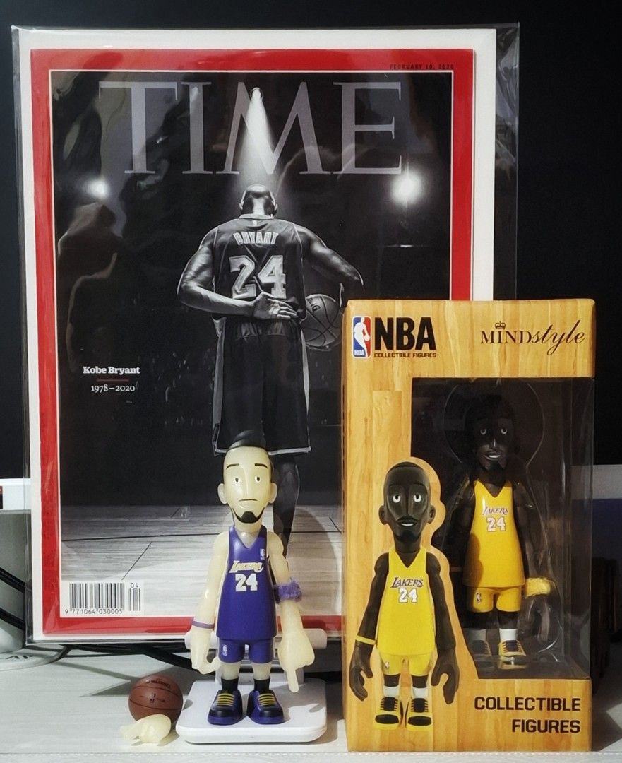 Kobe Set (Category: Figurines & Statues) located in Las Pinas. Submitted by mrchant_rs (Listing ID 1463497735, Image 1). Description: For Sale: Kobe Set - CoolRain x MINDstyle Kobe (Yellow Jersey) - BAIT Exclusive Kobe (Purple Jersey). Extra hand and Ball included. No box - TIME Magazine Kobe Bryant Commemorative Cover (Mylar and Board included) Php 7,000 MOP: Gcash, Gotyme or Bank Transfer MOD: Lalamove or JNT (Buyer shoulders shipping fee..