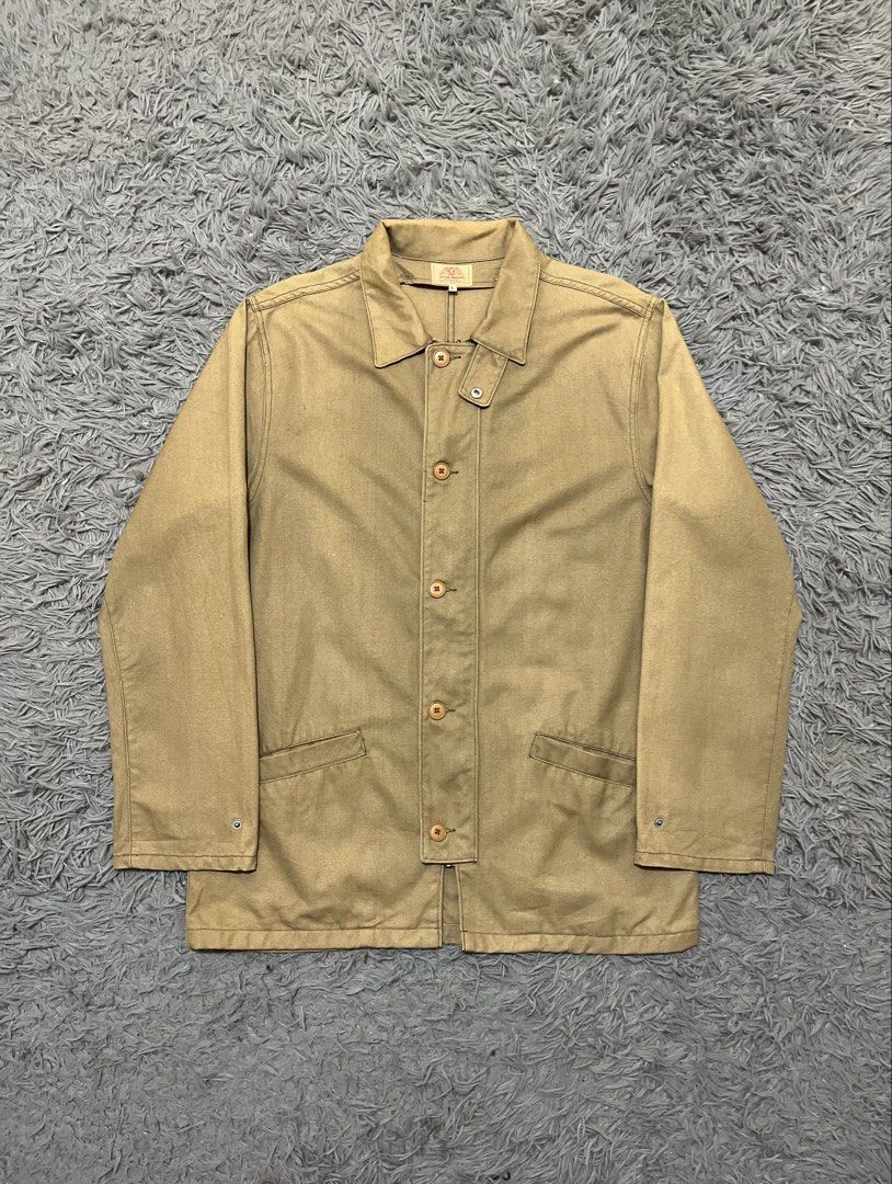 Kriff Mayer Rugged Style Workwear Chore Work Jacket (Category: Coats, Jackets and Outerwear) located in Baguio. Submitted by feelathome (Listing ID 1463378877, Image 1). Description: Kriff Mayer Rugged Style Workwear Chore Work Jacket Tag size: Large Width: 24 Length: 32 Shoulder: 19 Sleeves: 26 In good condition 1,250php Free nationwide shipping. Read the description and check all photos carefully before buying. If you have any questions feel fr