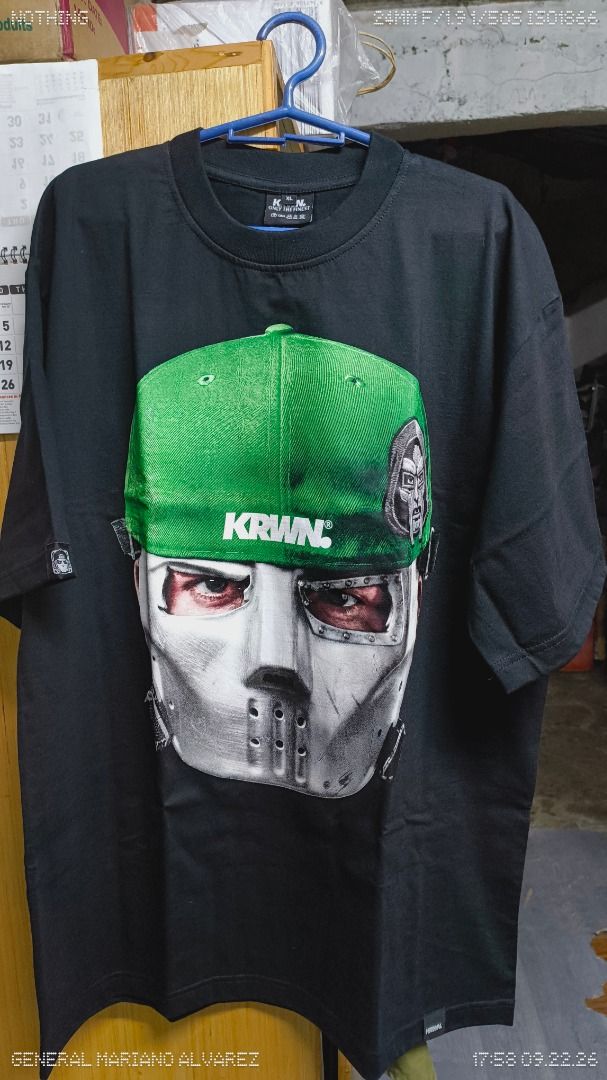 KRWN Manila Shirt (Category: Activewear) located in Cavite. Submitted by yolac36 (Listing ID 1463439252, Image 2). Description: FS: KRWN Manila limited edition release shirt "DOOM Black" size XL brandnew with tag & sticker price 1000php RFS: wrong size purchase too big check details from the photo 👈 shipping : lalamove or JNT,kung malapit pwde meetup around G.M.A,Cavite location..