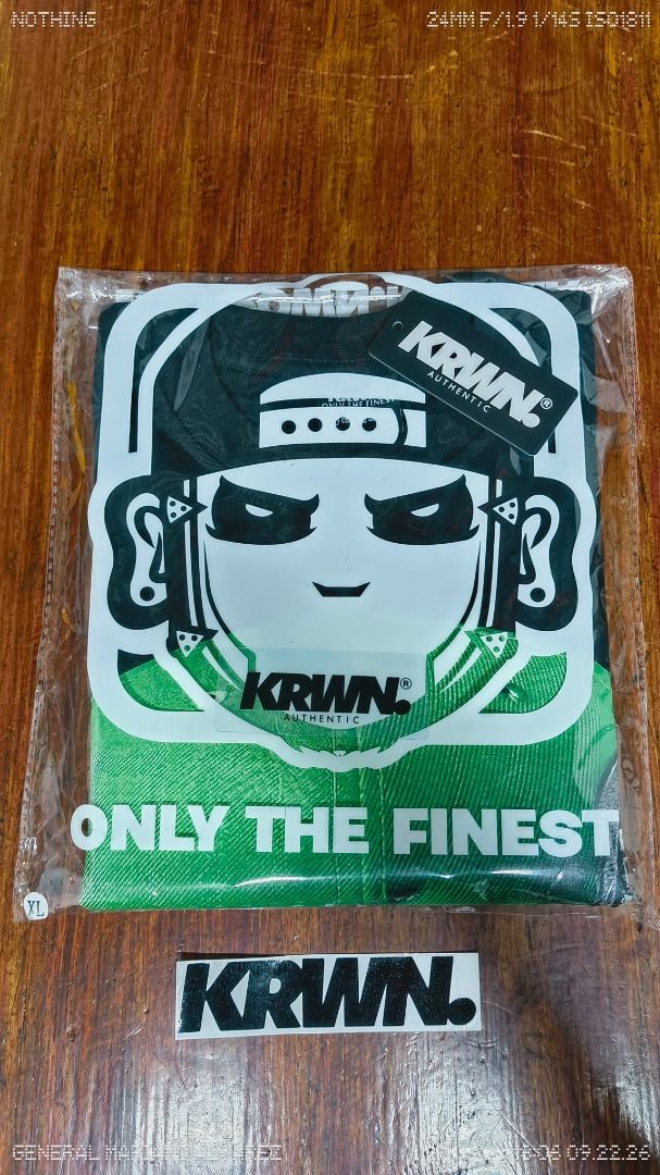 KRWN Manila Shirt (Category: Activewear) located in Cavite. Submitted by yolac36 (Listing ID 1463439252, Image 1). Description: FS: KRWN Manila limited edition release shirt "DOOM Black" size XL brandnew with tag & sticker price 1000php RFS: wrong size purchase too big check details from the photo 👈 shipping : lalamove or JNT,kung malapit pwde meetup around G.M.A,Cavite location..