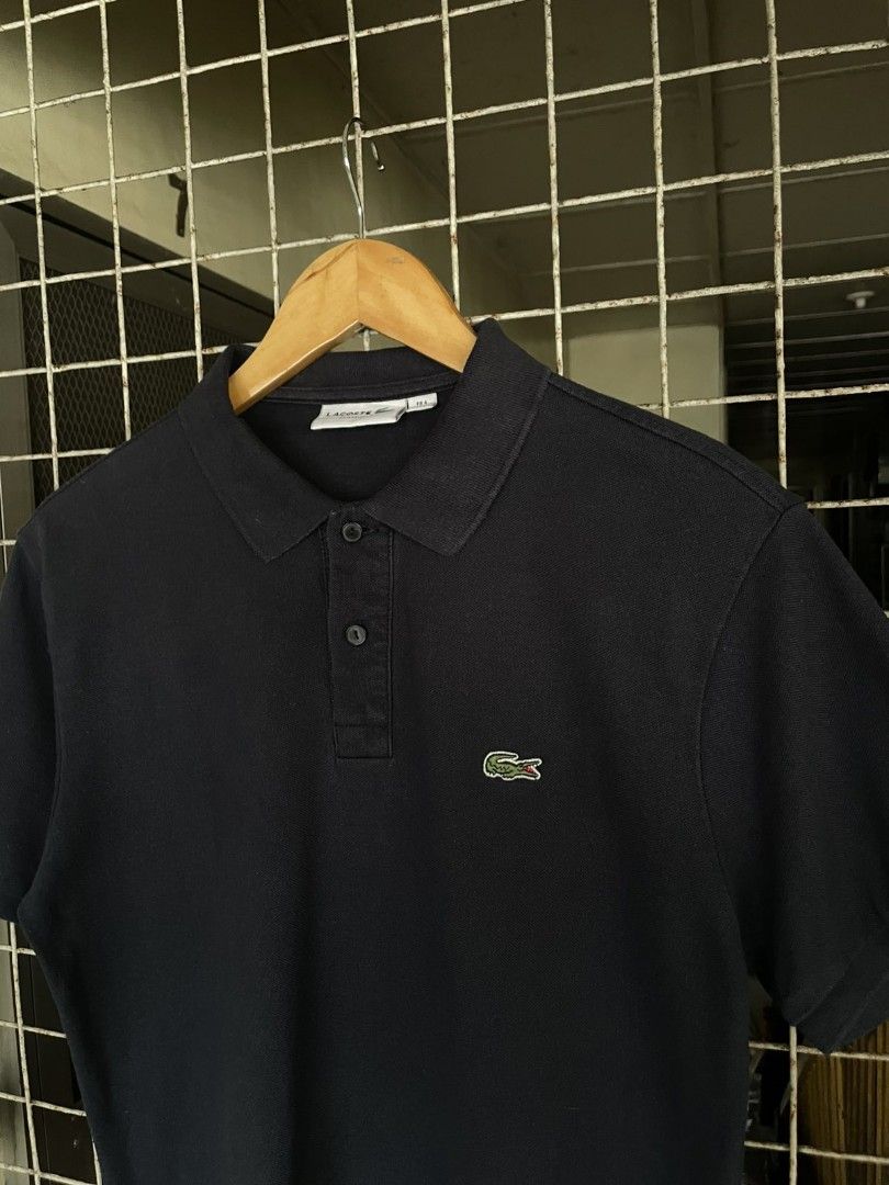 Lacoste Polo Shirt (Category: Tshirts & Polo Shirts ) located in Marikina City. Submitted by doobiethrift (Listing ID 1463463521, Image 2). Description: Lacoste Size 4 Authentic 19 W 26 L No issue Color rate 9/10 📥 📍Marikina City.